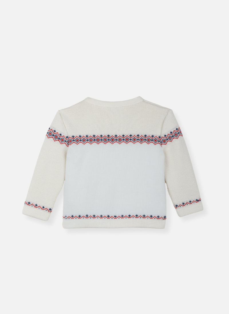 Gilet En Laine Mélangée - Chamonix - Écru