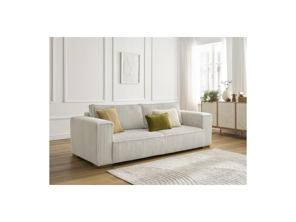 Chelsea - Fixed Straight 3-Seater Sofa - Soft Wide-Rib Corduroy