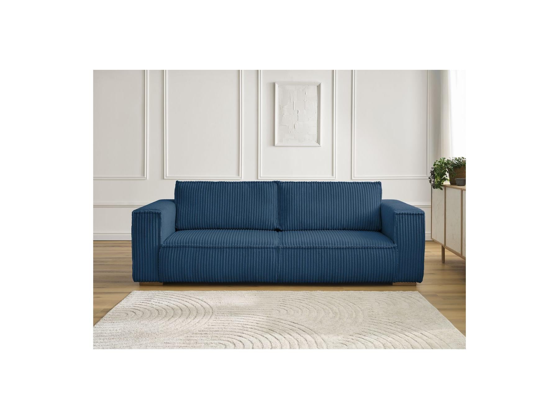 Chelsea - Fixed Straight 3-Seater Sofa - Soft Wide-Rib Corduroy