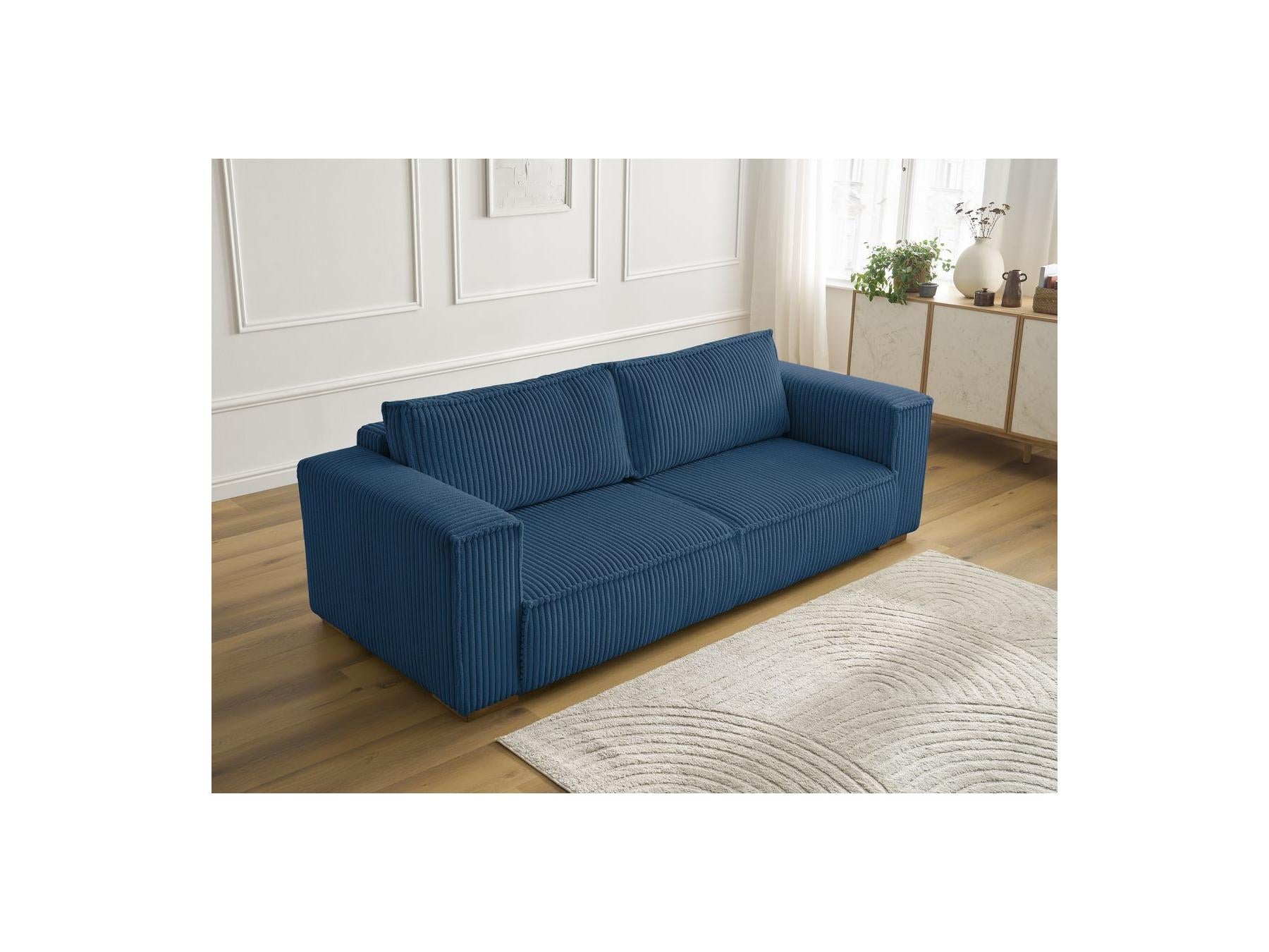 Chelsea - Fixed Straight 3-Seater Sofa - Soft Wide-Rib Corduroy