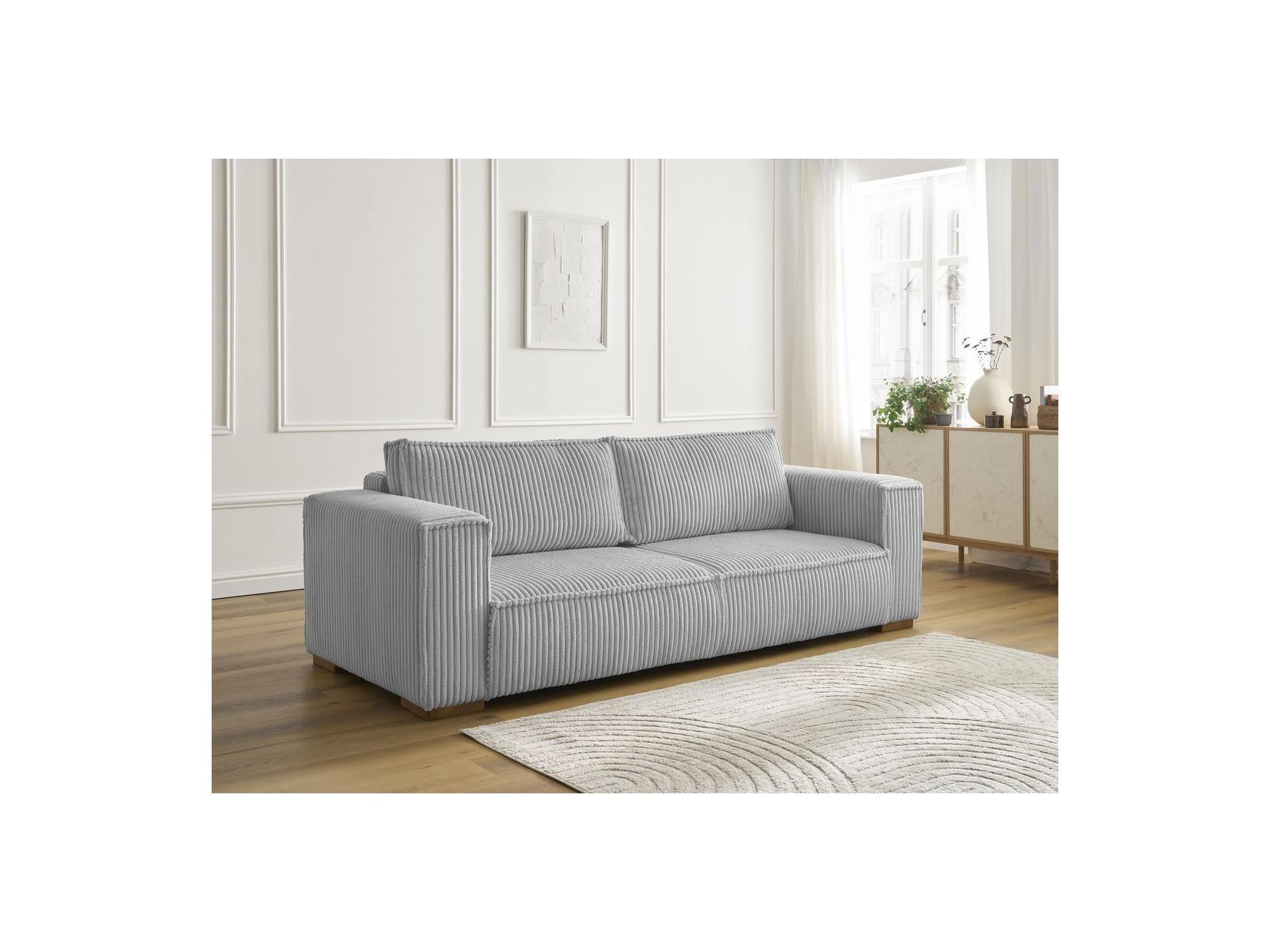 Chelsea - Fixed Straight 3-Seater Sofa - Soft Wide-Rib Corduroy