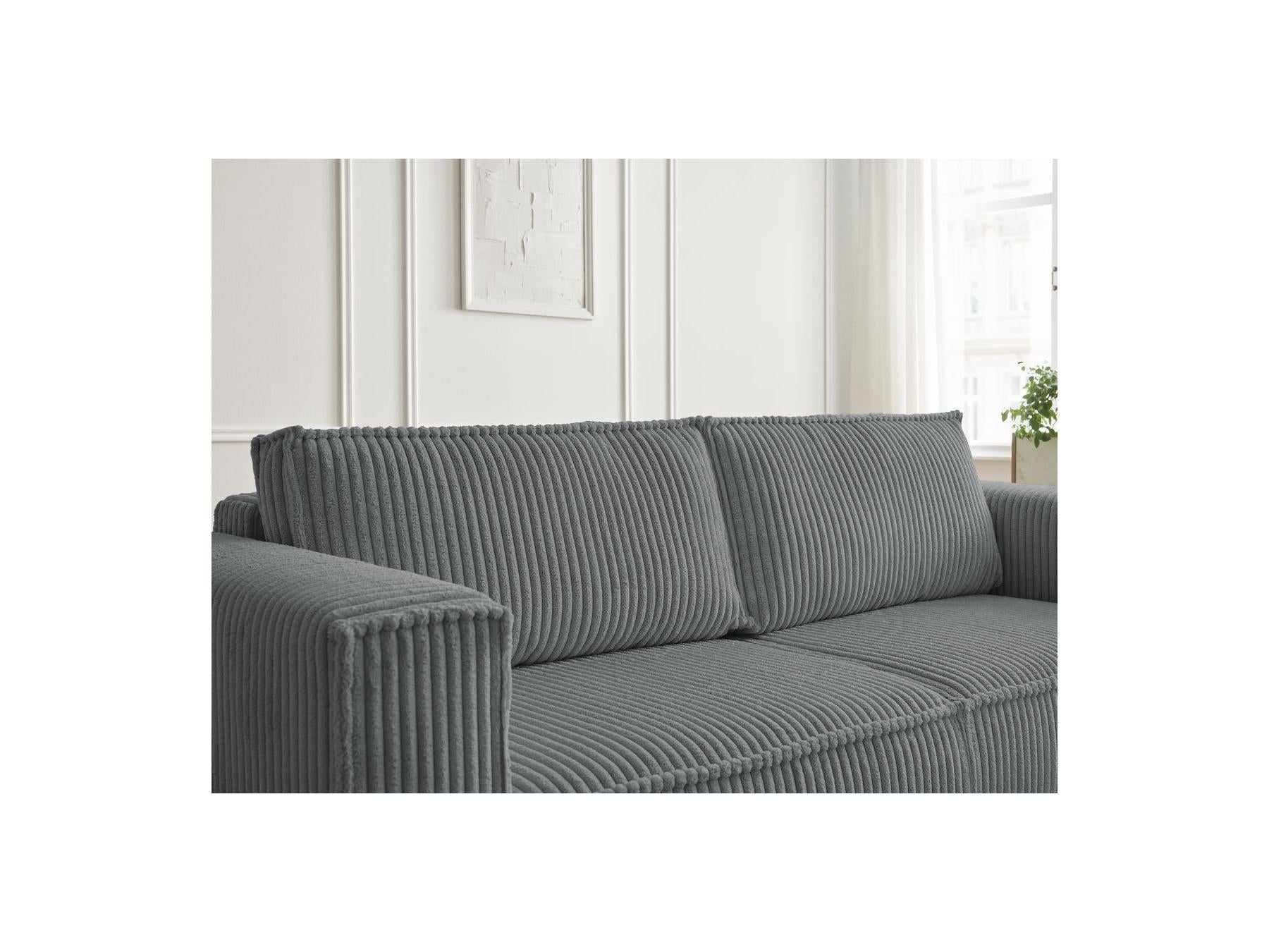 Chelsea - Fixed Straight 3-Seater Sofa - Soft Wide-Rib Corduroy