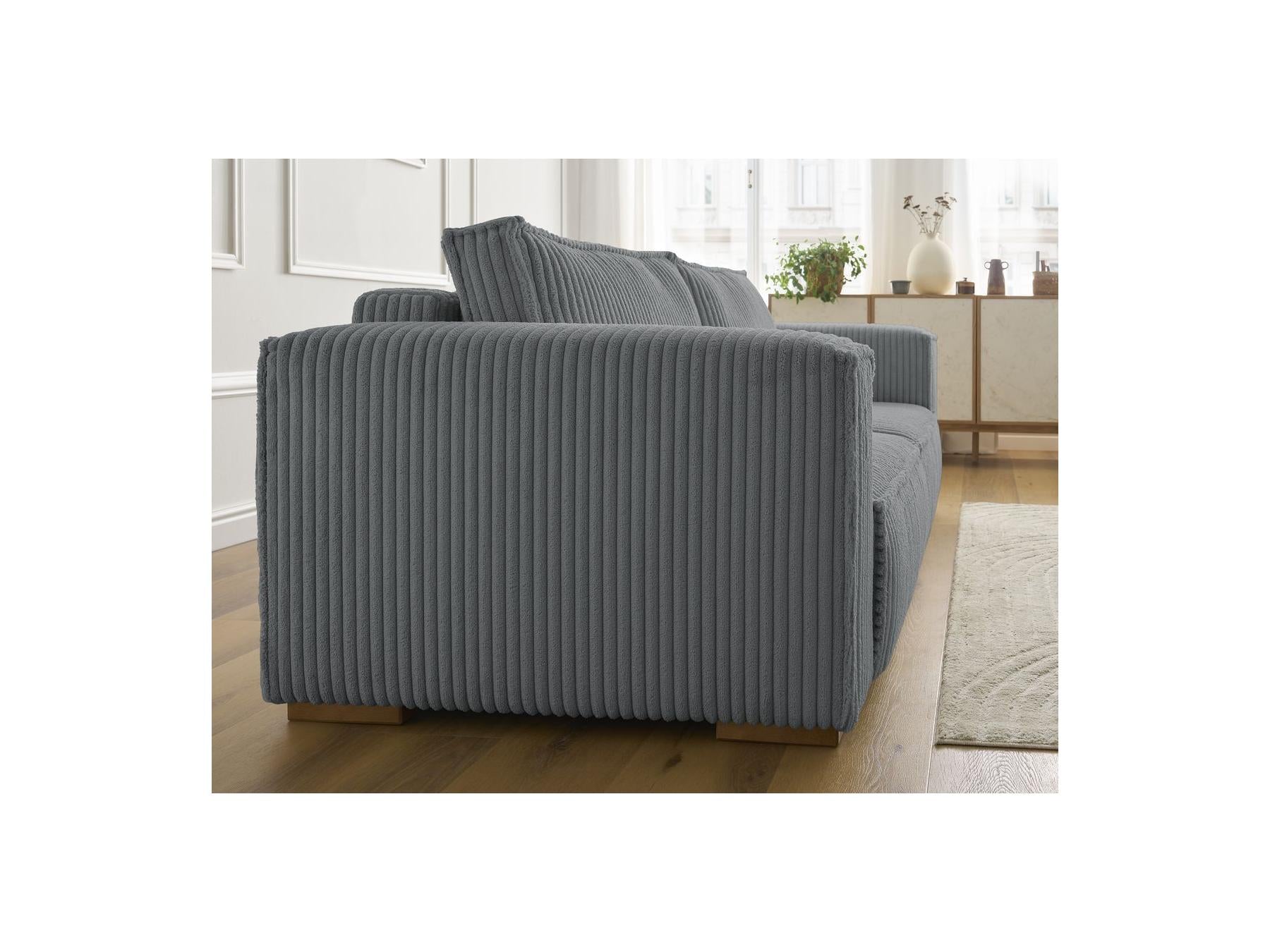 Chelsea - Fixed Straight 3-Seater Sofa - Soft Wide-Rib Corduroy