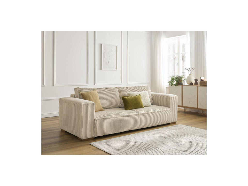Chelsea - Fixed Straight 3-Seater Sofa - Soft Wide-Rib Corduroy