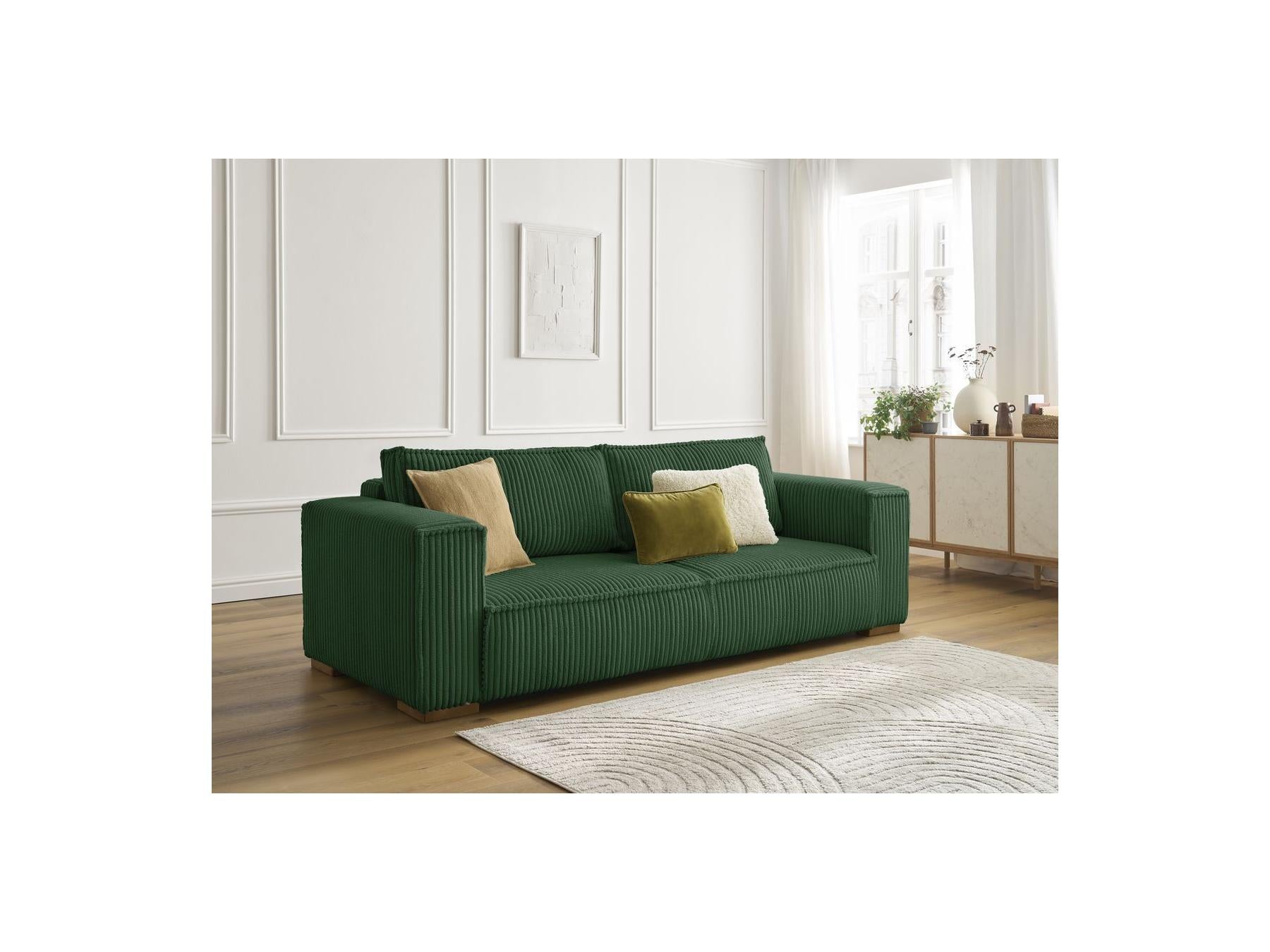 Chelsea - Fixed Straight 3-Seater Sofa - Soft Wide-Rib Corduroy