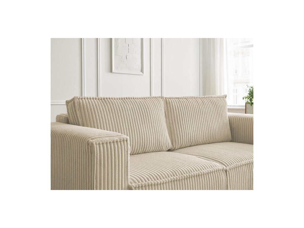 Chelsea - Canapé Droit Fixe 2 Places - Gros Côtelé Doux