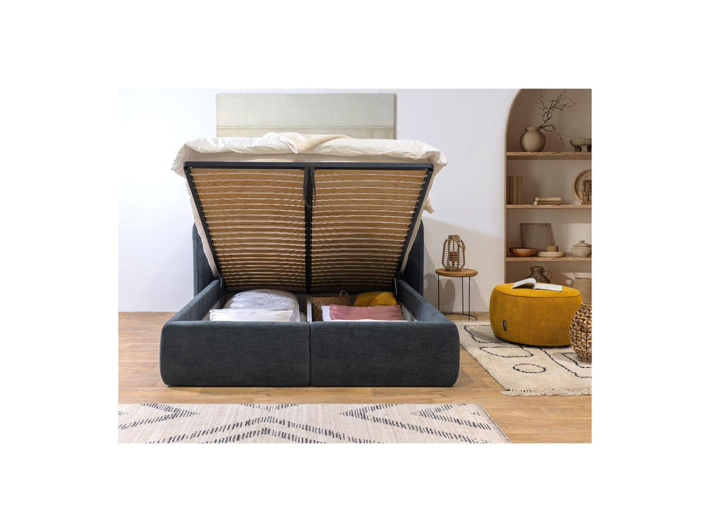 Louise - Ottoman Bed with Padded Headboard