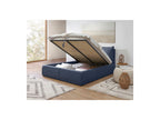 Garance - Cama con arcón con cabecero efecto almohada