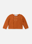 Cardigan En Coton Bio - Marsala