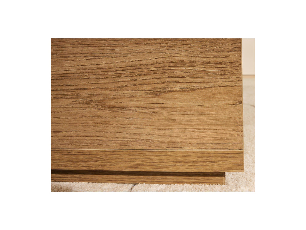 Ferret - Coffee Table with Drawer - Wooden Slat Effect