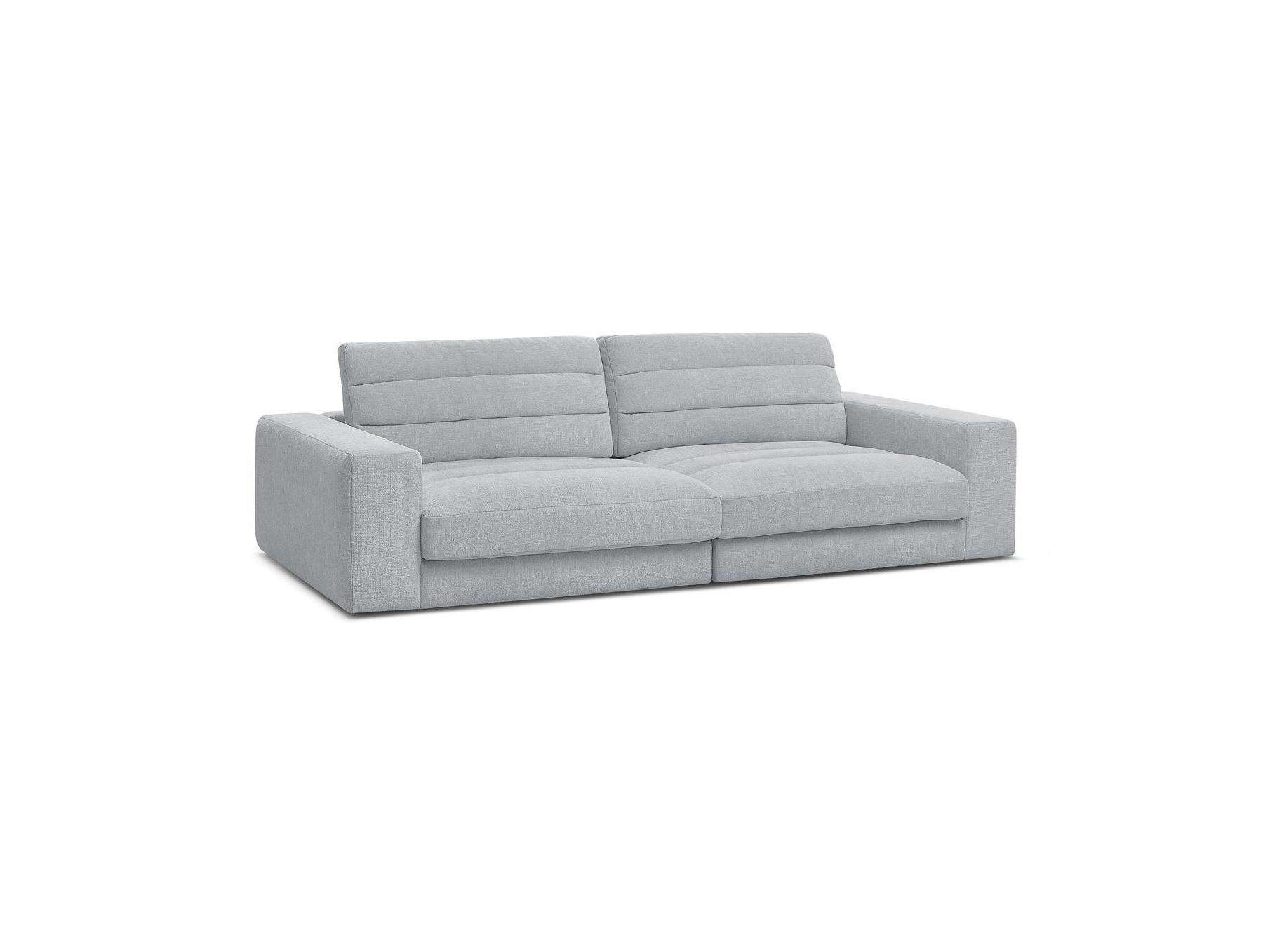 Sierra - Canapé Droit Fixe 3 Places - Tissu Texturé
