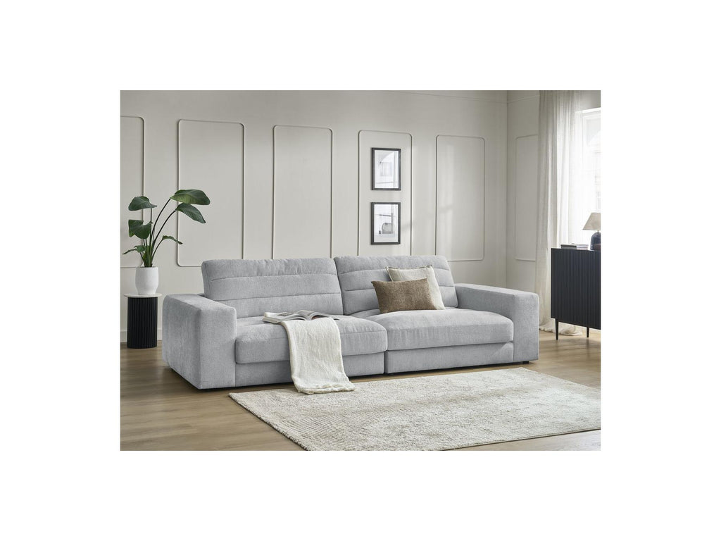 Sierra - Canapé Droit Fixe 3 Places - Tissu Texturé