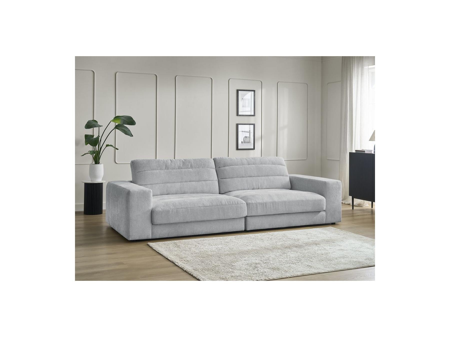 Sierra - Canapé Droit Fixe 3 Places - Tissu Texturé