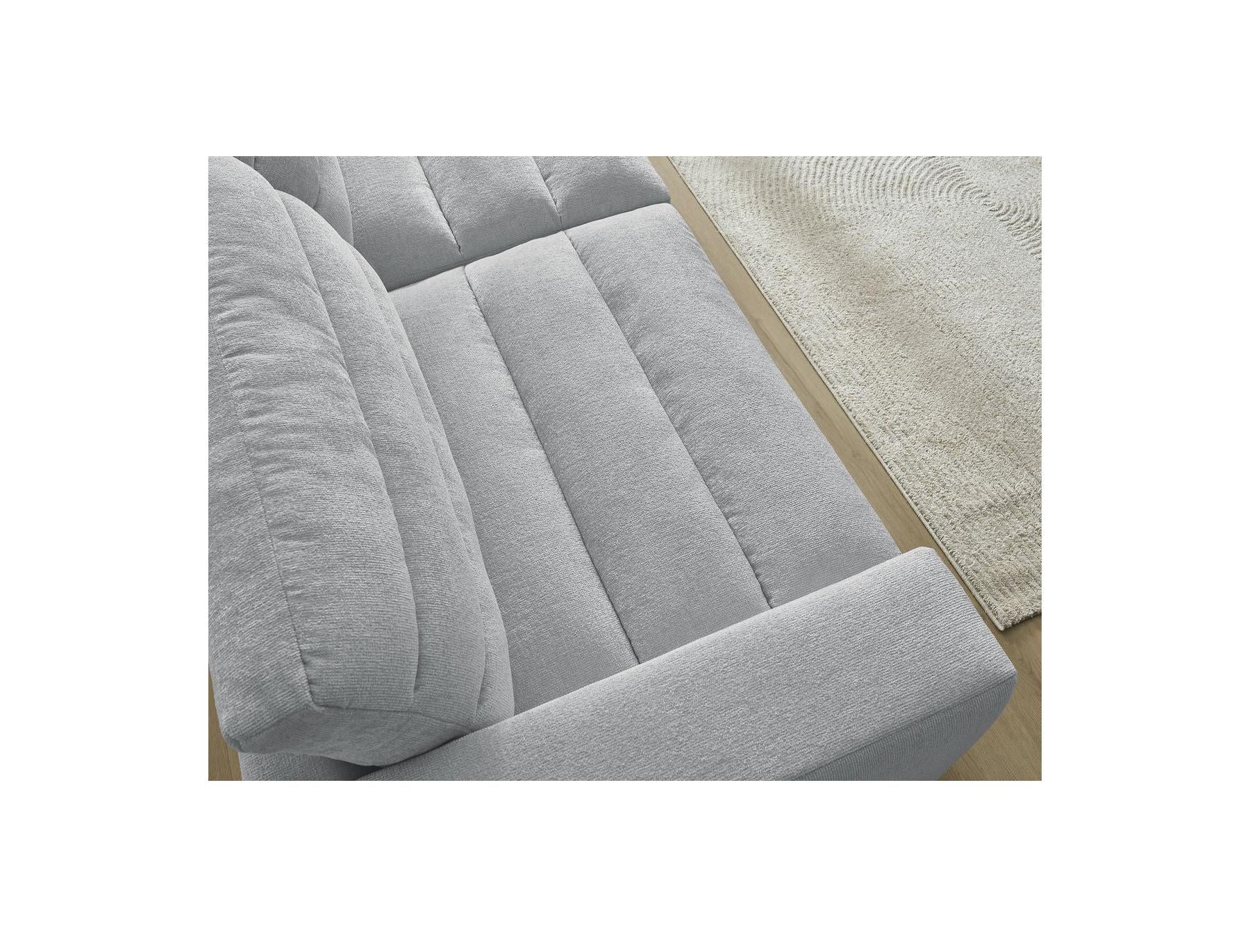 Sierra - Canapé Droit Fixe 3 Places - Tissu Texturé