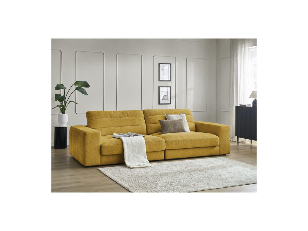 Sierra - Canapé Droit Fixe 3 Places - Tissu Texturé