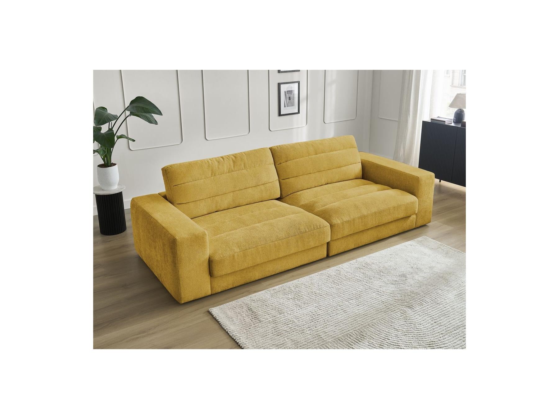 Sierra - Canapé Droit Fixe 3 Places - Tissu Texturé