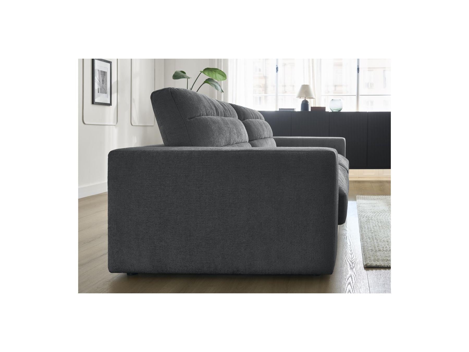Sierra - Canapé Droit Fixe 3 Places - Tissu Texturé