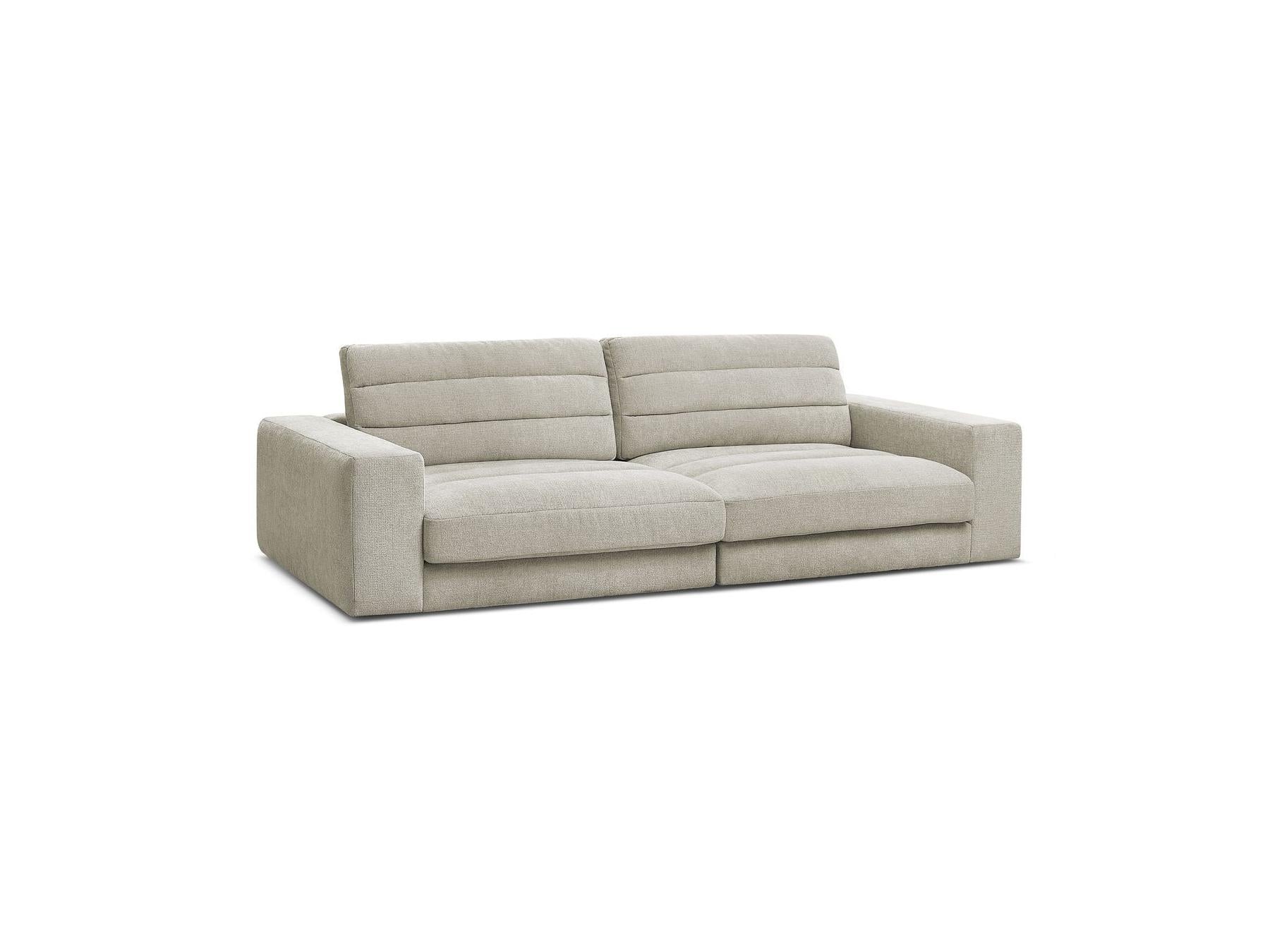 Sierra - Canapé Droit Fixe 3 Places - Tissu Texturé