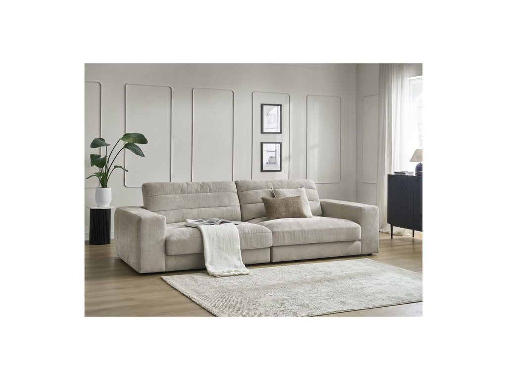 Sierra - Canapé Droit Fixe 3 Places - Tissu Texturé