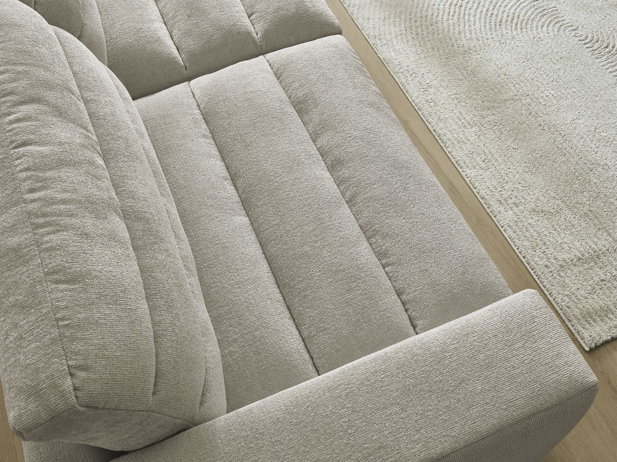 Sierra - Canapé Droit Fixe 3 Places - Tissu Texturé