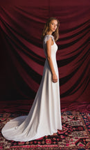 Robe Longue Eve - Blanc Soie