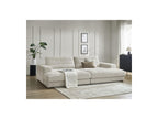 Sierra - Canapé Droit Fixe 4 Places Assise Profonde - Tissu Texturé