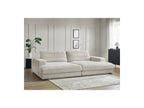 Sierra - Canapé Droit Fixe 4 Places Assise Profonde - Tissu Texturé