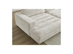 Sierra - Canapé Droit Fixe 4 Places Assise Profonde - Tissu Texturé