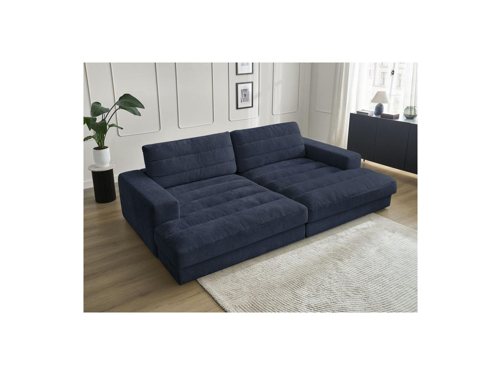 Sierra - Canapé Droit Fixe 4 Places Assise Profonde - Tissu Texturé
