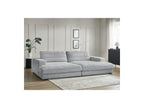 Sierra - Canapé Droit Fixe 4 Places Assise Profonde - Tissu Texturé