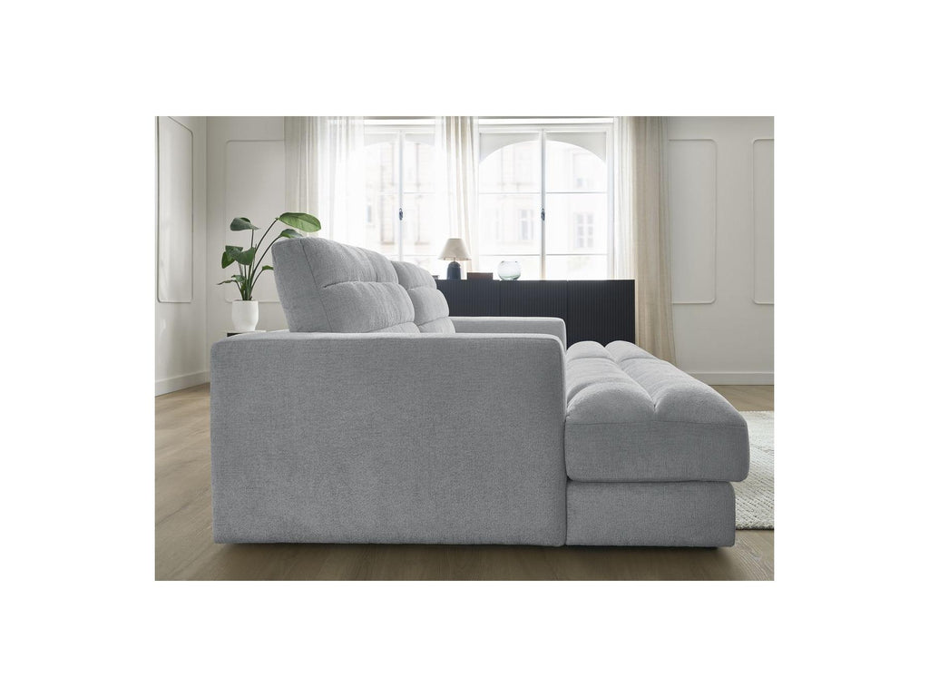 Sierra - Canapé Droit Fixe 4 Places Assise Profonde - Tissu Texturé