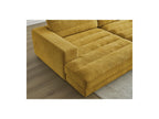 Sierra - Canapé Droit Fixe 4 Places Assise Profonde - Tissu Texturé