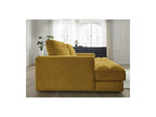 Sierra - Canapé Droit Fixe 4 Places Assise Profonde - Tissu Texturé