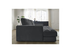 Sierra - Canapé Droit Fixe 4 Places Assise Profonde - Tissu Texturé