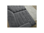 Sierra - Canapé Droit Fixe 4 Places Assise Profonde - Tissu Texturé