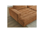Sierra - Canapé Droit Fixe 4 Places Assise Profonde - Tissu Texturé