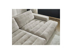 Sierra - Canapé Droit Fixe 4 Places Assise Profonde - Tissu Texturé