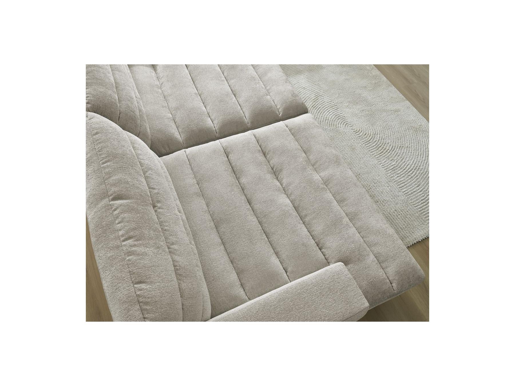 Sierra - Canapé Droit Fixe 4 Places Assise Profonde - Tissu Texturé