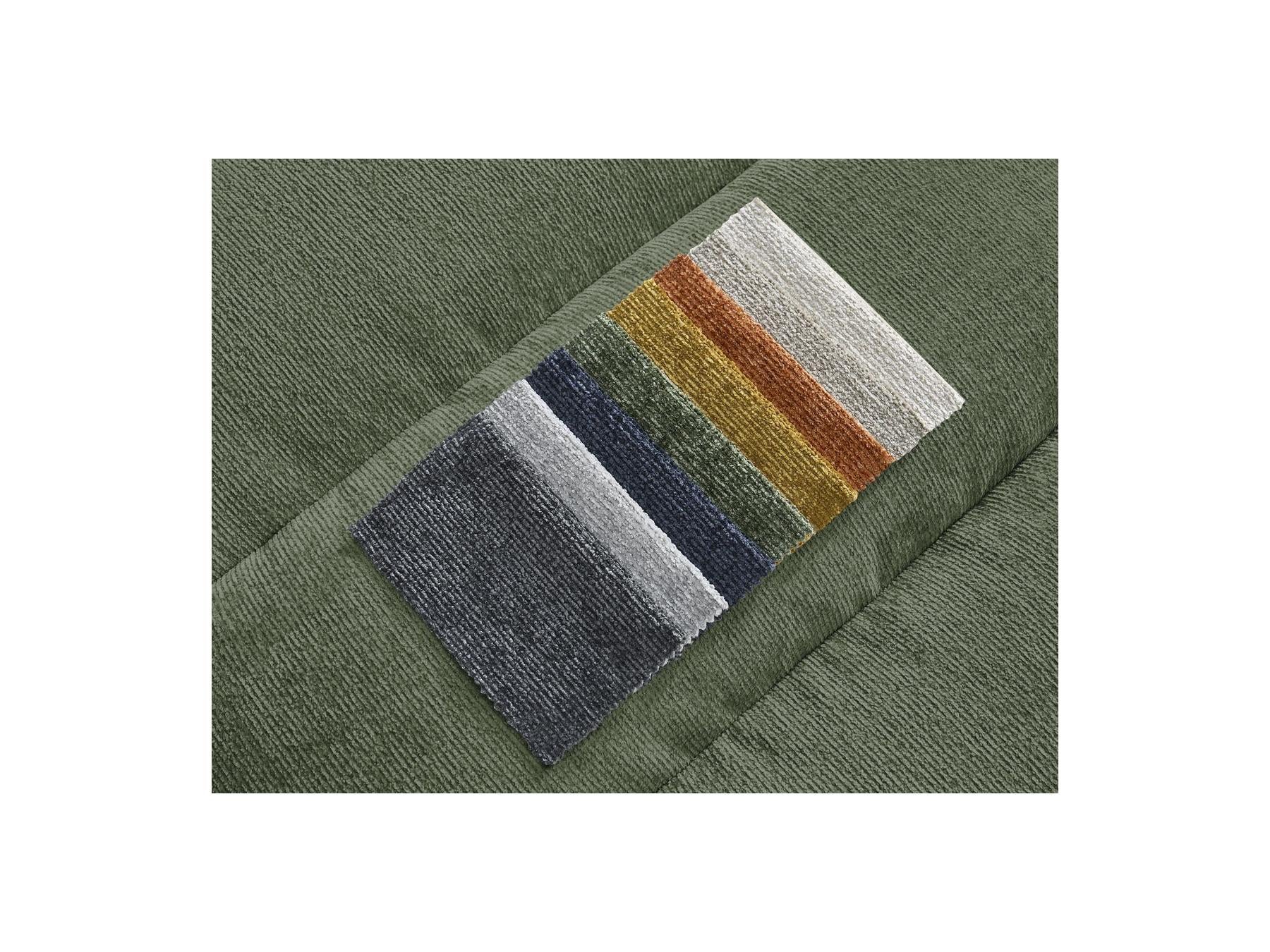 Sierra - Canapé Droit Fixe 4 Places Assise Profonde - Tissu Texturé