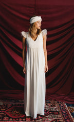 Sublime Long Dress - White Silk