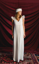 Robe Longue Sublime - Blanc Soie