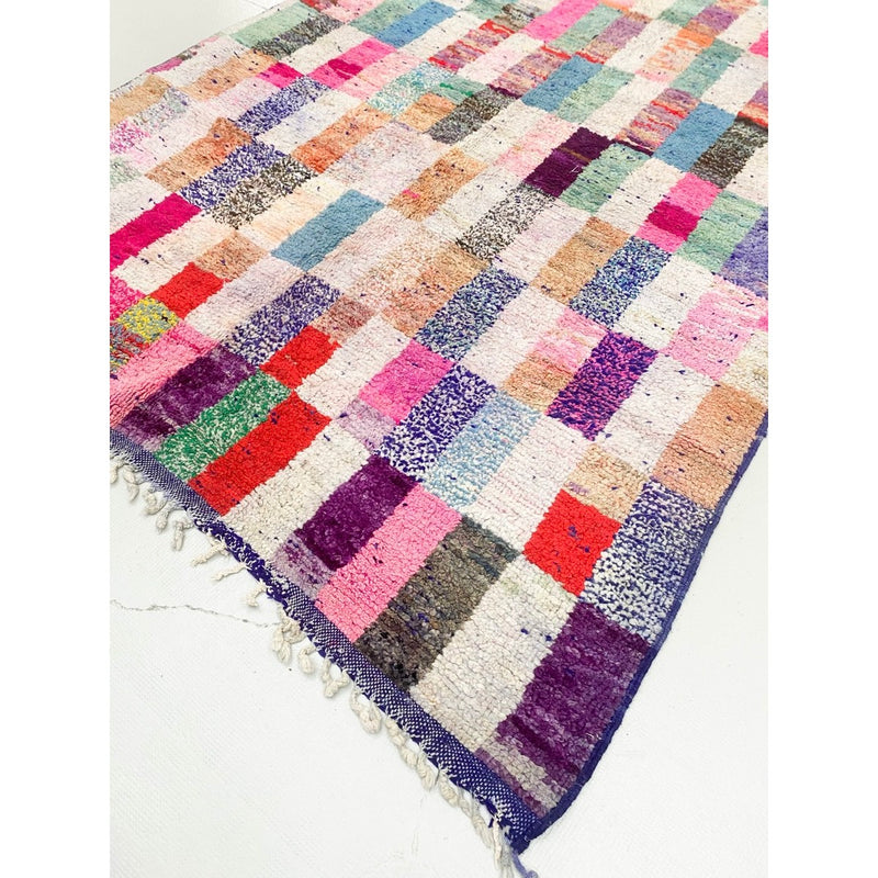 Tapis Berbère Marocain Boujaad - Multicolore