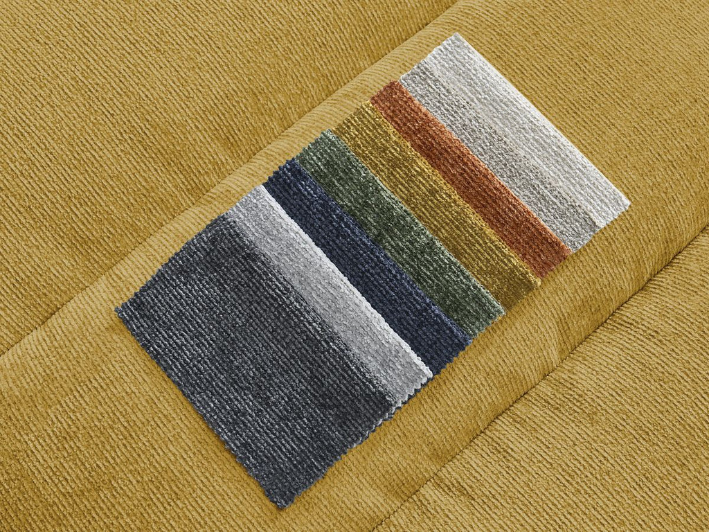 Sierra - Canapé D'Angle Fixe - Tissu Texturé - Angle Droit