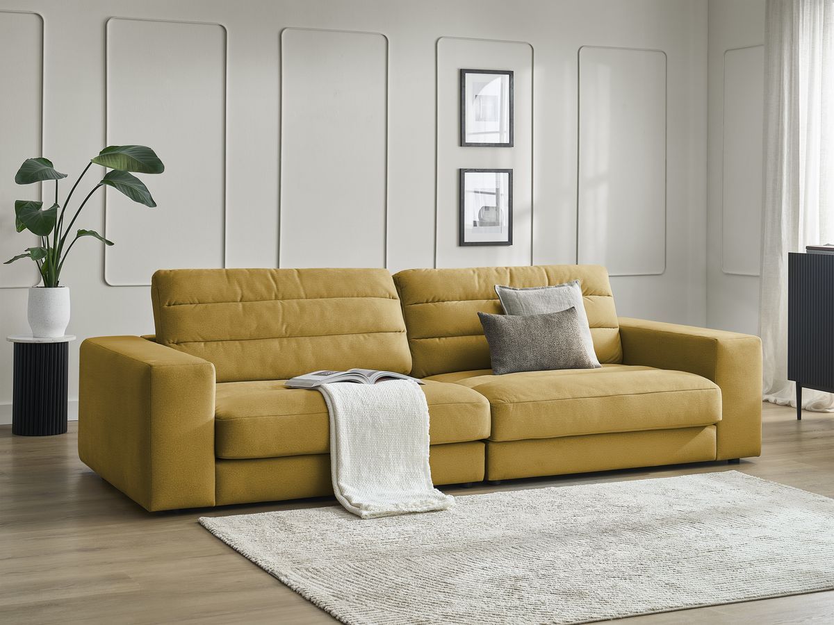 Sierra - Canapé Droit Fixe 3 Places - Velours