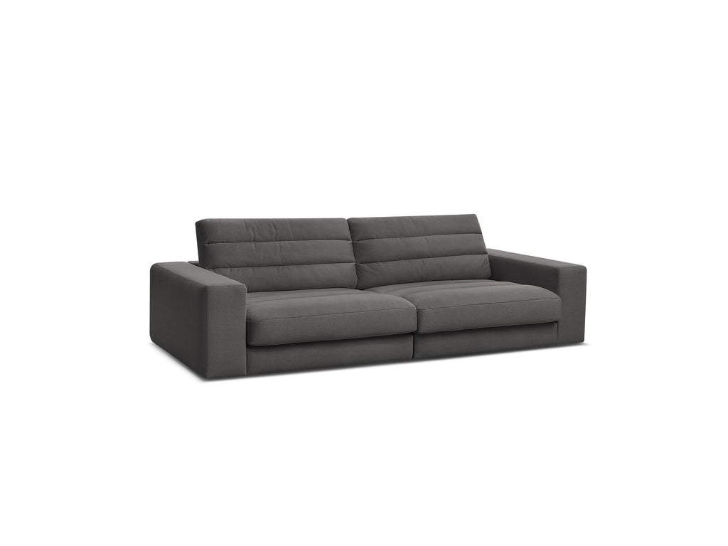Sierra - Canapé Droit Fixe 3 Places - Velours