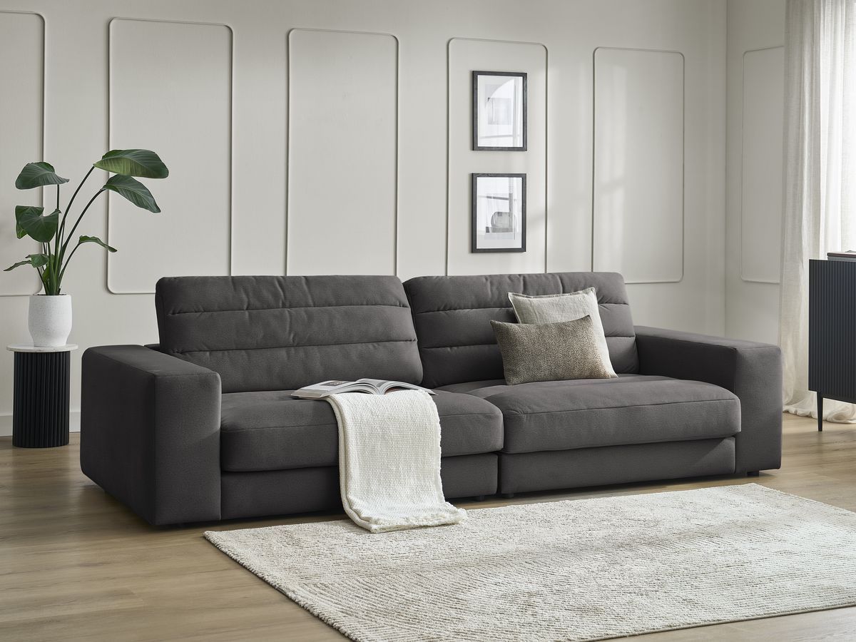 Sierra - Canapé Droit Fixe 3 Places - Velours