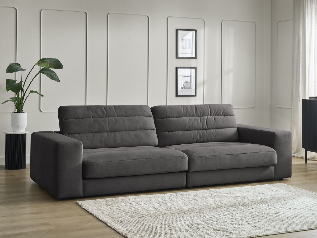 Sierra - Canapé Droit Fixe 3 Places - Velours
