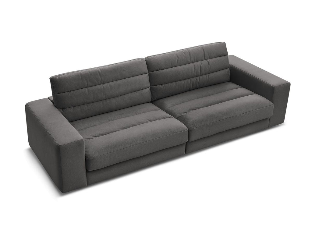 Sierra - Canapé Droit Fixe 3 Places - Velours