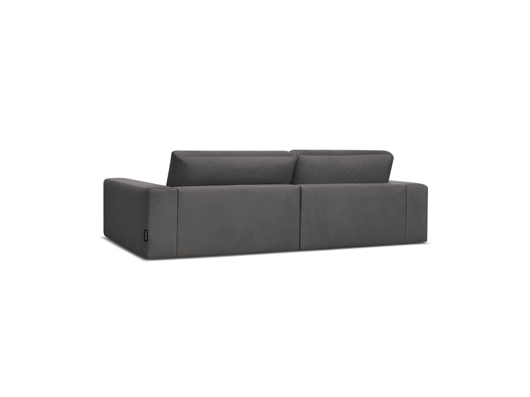 Sierra - Canapé Droit Fixe 3 Places - Velours