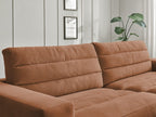 Sierra - Canapé Droit Fixe 3 Places - Velours